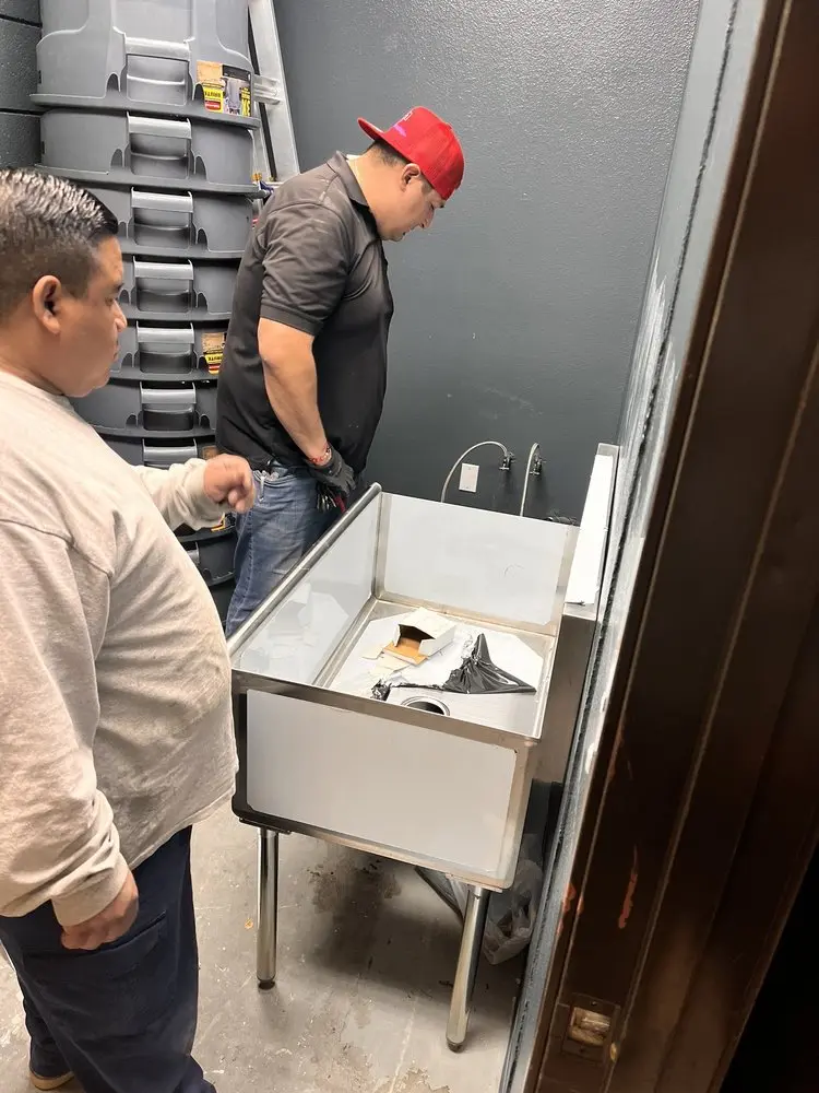 Commercial plumbing and sink installation in East Village